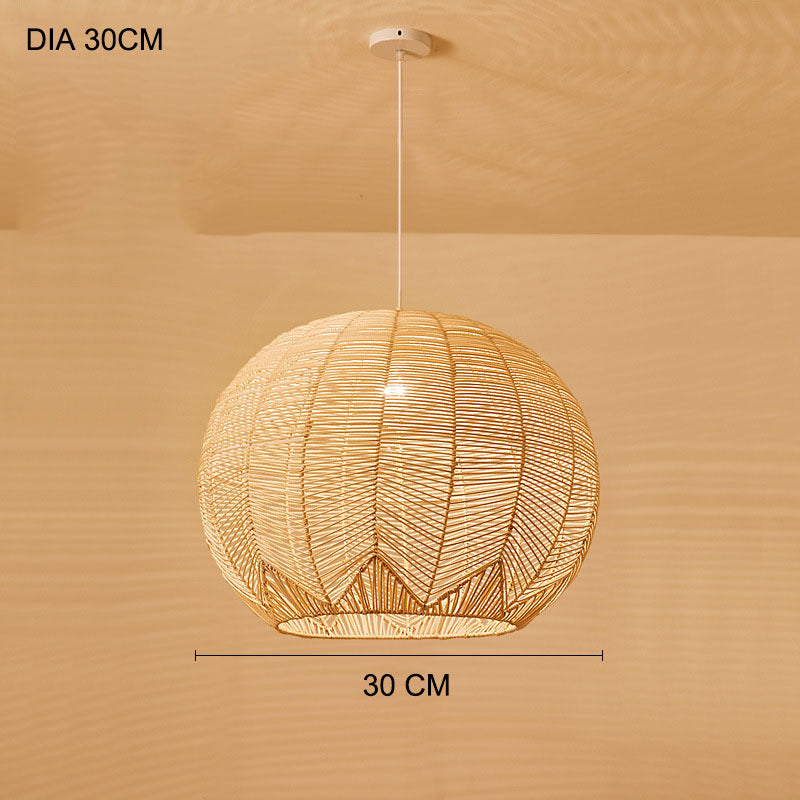 Chandelier Japanese Zen Designer Creative Rattan