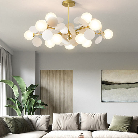 Nordic Chandelier Modern Minimalist Living Room Bedroom Lighting