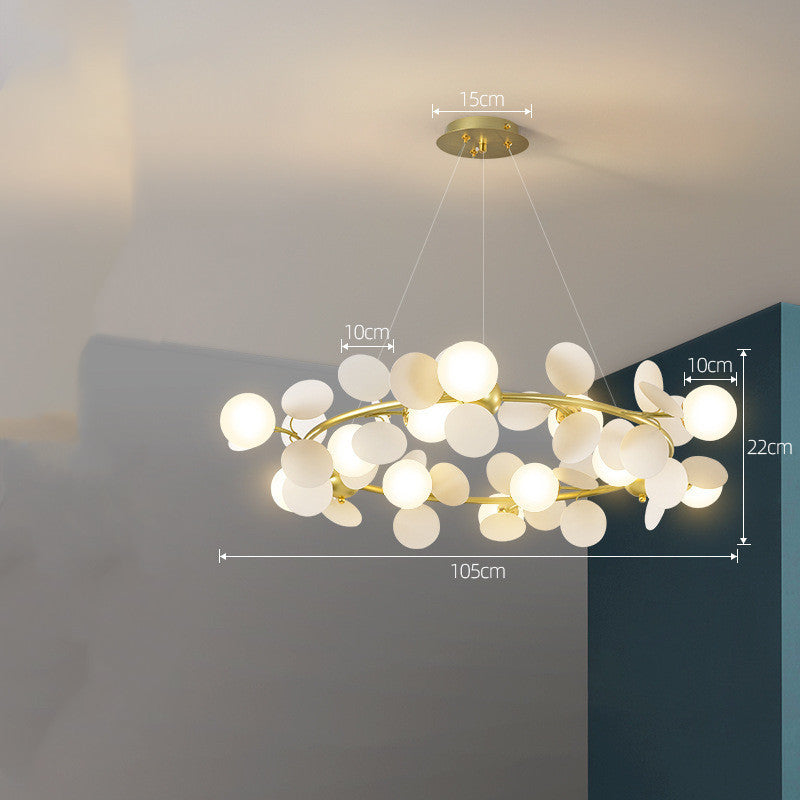 Nordic Chandelier Modern Minimalist Living Room Bedroom Lighting